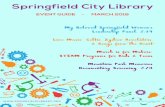 Springfield City Library · Springfield City Library EvEnt GuidE ... guitar and keyboard, ... Central Library Children’s Program Room | Ages 5-12