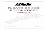 FLOATING DOCK INSTRUCTIONS - rgcproducts.com Obsolete/Flt_D… · floating dock . instructions . reimann & georger corporation . marine products buffalo, ny . p/n 6112020 12/02/05