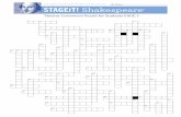 STAGEiT! Shakespeare Theater Making Crossword … docs/STAGEiT...Theater’Crossword’Puzzle’for’Students’@’ANSWERS’ STAGEiT! Shakespeare Theater Making Crossword Puzzle