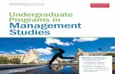 Undergraduate Programs in Management Studies of Science in Management Studies from Boston University. Students gain a comprehensive foundation in the liberal arts and sciences, as