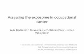 Assessing the exposome in occupational cancer the exposome in occupational cancer Lode Godderis1,2, Steven Haenen1, Katrien Poels1, Jeroen Vanoirbeek1 1 KULeuven, Occupational, Environmental