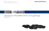 Thomas Flexible Disc Couplings - PakMarkas 2016/6thomas.pdf · Thomas Flexible Disc Couplings ... Rexnord has developed recommendations for coupling balancing based on AGMA 9000-D11