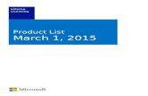 F · Web viewIntroduction provides information on how to use the Product List, definitions, and changes to the Product List. Software lists the software offered through Microsoft