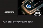Why CTEK Battery Chargers - Balmain Motorcycle & S€¦ · WHY CTEK BATTERY CHARGERS CTEK SWEDEN AB ... batteries) during cold winter days without any problems as well its recommended