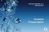 Investor Presentation - O2 · Investor Presentation O2 Czech Republic, ... two digit growth in mobile data, all platforms O2 TV viewers up 40% ... 19. FY 15 Voice ...
