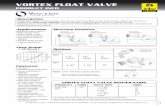 VORTEX FLOAT VALVE - Fresh By Design · vortex float valve specification ... vortex dimensions a i h e f d c b g 70mm float ... vortex float valve parts identification sheet 2 3 4