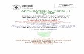 APPLICATION for FORM – I & EIA /EMPenvironmentclearance.nic.in/writereaddata/EIA/29102014G4...Application under clause 7(ii) of EIA Notification, 2006 1.0 INTRODUCTION Amadand OCP