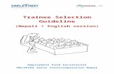 Trainee Selection Guidelines - Home | Solutions For … Trainee... · Web viewTrainee Selection Guideline (Nepali + English version) Employment Fund Secretariat Helvetas Swiss Intercooperation