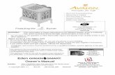Eden - avalonfirestyles.com · We welcome you as a new owner of an Avalon Eden stove. In purchasing a Eden you have joined the growing ranks of concerned individuals whose selection