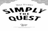 Simply the Quest Pages e-pub version Chicken House€¦ · blade through toilet paper. Elliot Hooper was ... It was perfect! ... Simply the Quest Pages e-pub version_Chicken House