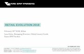 RETAIL EVOLUTION 2018 - Fondazione Altagamma · Digital Luxury distribution is at an Inflection Point: ... “Our digital strategy, ... Gucci 420 503 505 9% 0% 1%