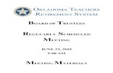 BOARD OF TRUSTEES - Welcome to Oklahoma's … Packet 06-10.pdfPRESENTATION BY INVESTMENT MANAGER(S): A. Epoch Investment Partners B. Advisory Research 4. DISCUSSION AND POSSIBLE ACTION