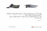 Web Application Developer’s Guide for the SoundPoint IP ...support.polycom.com/global/documents/support/setup... · Web Application Developer’s Guide ... which describe the most