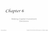 MGMT-165 Chapter 06 Slides - Kids in Prison Program – # ... · 6-5 6.1 Incremental Cash Flows •Cash flows matter—not accounting earnings (this is a major difference between