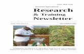 Tanzania Agricultural Research · dwarf cashew clones in ... Plant Breeders Right Legislation in Tanzania 15 WORKSHOPS/CONFERENCES Annual Conference and General ... processing …