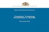 Teacher Training Facilitator’s Guide - Amazon Web Services 1... · National Reading Programme Teacher Training Facilitator’s Guide Malawi Institute of Education produced and printed