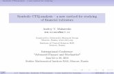 Symbolic CTQ-analysis – a new method for studying of ... · Symbolic CTQ-analysis – a new method for studying of financial indicators Author: Andrey V. Makarenko Subject: Financial