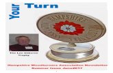 our Turn · our Turn Hampshire Woodturners Association Newsletter The Len Osborne Trophy. 2 Hampshire Woodturners Association Newsletter. Summer Issue, June 2017 Your Turn ... Club