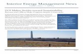 Energy Management News - U.S. Department of the Interior · Interior Energy Management News Volume 1, ... striving toward that goal by designing sustainable ... energy-efficient lighting