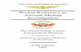 Pocket Reference to Aircraft Mishap Investigation 5th Edit. · Pocket Reference to Aircraft Mishap Investigation ... Public reporting burden for the collection of information is ...
