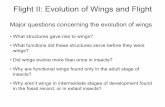 Flight II: Evolution of Wings and Flight - University of Utahcourses.biology.utah.edu/feener/5445/Lecture/Bio5445 Lecture 13.pdf · Flight II: Evolution of Wings and Flight • What