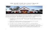 The Golf Club at Cinco Ranch · The Golf Club at Cinco Ranch is not responsible for damage ... (Beringer)……………………… ... Chicken Oscar Herb Grilled cCicken ...