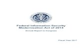 Federal Information Security Modernization Act of 2014€¦ · efforts, issue binding operational directives (BODs) ... The White House published the Report to the President on Federal