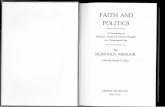 FAITH AND POLITICS - Southern Methodist Universityfaculty.smu.edu/jmwilson/r8.pdfReligion by Karl Marx and Friedrich Engels. ... does not remove economic power from the community.