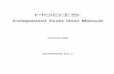 Component Tests User Manual - snapon.com€¦ · Component Tests User Manual ... 1.1.4 Note and Important Messages ... refer to the MODIS™ Display User Manual. 3.1 Screen Layout