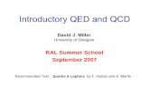 University of Glasgodmiller/lectures/RAL_Summer_School_Lecture… · University of Glasgow. Recommended Text: Quarks & Leptons . by F. Halzen and A. Martin. 2. Rough outline of topics