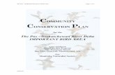 The Pas - Saskatchewan River Delta IMPORTANT BIRD AREA · The Pas - Saskatchewan River Delta CCP Page 6 of 6 1.0 The IBA Program