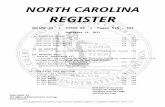 NORTH CAROLINA REGISTER BoilerPlate · Web view28:06 NORTH CAROLINA REGISTER SEPTEMBER 16, 2013 594 NORTH CAROLINA REGISTER VOLUME 28 ISSUE 06 Pages 518 - 594 September 1 …