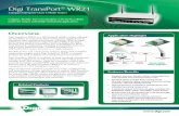 Digi TransPort WR21 - Datasheet - UNITRONIC GmbH · Digi TransPort WR21 is available in both standard ... Flow Control Software ... SCP; Protocol analyzer with PCAP for Wireshark;