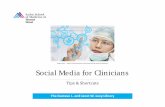 Social Media for Clinicians - Icahn School of Medicine the School/OADE...Tips & Shortcuts Image credit:  The Gustave L. and Janet W. Levy Library Social Media for Clinicians