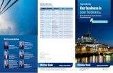Corporate Banking Our business is your business. · Important Information Ulster Bank Ireland Limited. A private company limited by shares, trading as Ulster Bank, Ulster Bank Group