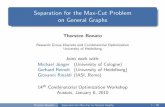 Separation for the Max-Cut Problem on General Graphs · Separation for the Max-Cut Problem on General Graphs Thorsten ... Thorsten Bonato Separation for Max-Cut ... ab dg e cf hi