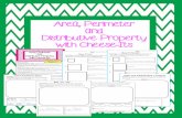 Area, Perimeter and Distributive Property with Cheese-Its · Area, Perimeter and Distributive Property with Cheese-Its What You Get: • Cheese-It Area Activity- Students use crackers