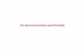 On Stereochemistry and Chirality - Yale Universityursula.chem.yale.edu/~chem220/chem220js/STUDYAIDS/isomers/... · All Isomers (same molecular formula) Iden%cal Enan%omers Diastereomers