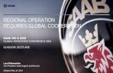 REGIONAL OPERATION REQUIRES GLOBAL … · GLOBAL OPERATORS CONFERENCE ... NG booked in 2015 ... AIRBORNE ISR Joakim Mevius TACTICAL SOLUTIONS Axel Cavalli-Björkman NETWORKS