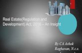 Real Estate(Regulation and Development) Act, 2016 – An …€¦ · Real Estate(Regulation and Development) Act, 2016 ... Uttar Pradesh, Gujarat, Odisha, Andhra Pradesh ... realised