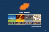 NAVA BHARAT VENTURES LIMITED€¦ · Nava Bharat Group at a glance ... engineering, project execution and operation and maintenance 4 ... Economic Zones and Real Estate