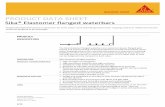 PRODUCT DATA SHEET - Sika Deutschland · sealing and waterproofing products designed to provide permanently elastic ... - Sika Elastomer flanged waterbars installation Method Statement