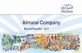 Almarai Company - argaamplus.s3.amazonaws.com and Environment Overview Almarai Company 2017 Q4 Earnings Presentation 4 2017 First Half Second Half • Higher uncertainty amid multiple