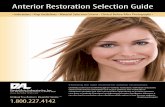 Anterior Restoration Selection Guide - Dental Lab · Choosing the right material for anterior restorations. Dentistry continues to roll through an “esthetic revolution,” with