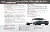 COMMERCIAL CUTAWAY CHASSIS - fleet.ford.com · The 2016 E-Series Super Duty Commercial Cutaway Chassis is offered ... n School Bus Prep Package ... onboard device includes onboard