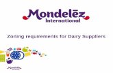 Zoning requirements for Dairy Suppliers - Mondelēz .../media/MondelezCorporate/uploads/... · Zoning requirements for Dairy Suppliers . ... Potential Pathogen Sources in the Plant