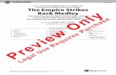 Preview OnlyLegal Use Requires Purchase - … · From ' 'THE EMPIRE STRIKES BACK' ', A Lucasfilm Ltd. Production, Twentieth Century-Fox Release THE EMPIRE STRIKES BACK MEDLEY Features