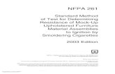 NFPA 261 - SVHC检测|PAHS检测|LFGB检 … NOTICES AND DISCLAIMERS Updating of NFPA Documents Users of NFPA codes, standards, recommended practices, and guides should be aware that