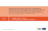Involuntary Resettlement and Sustainable … RESETTLEMENT AND SUSTAINABLE DEVELOPMENT CONCEPTUAL FRAMEWORK, RESERVOIR RESETTLEMENT POLICIES, AND EXPERIENCE OF THE YUDONGXIA RESERVOIR