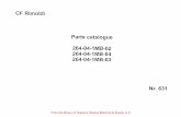 CF Rimoldi Parts catalogue - Superior Sewing Machine ... 264-04.pdf · CF Rimoldi Parts catalogue 264-04-1 MB-02 ... piastra piano cJi lavoro ... r·essor t plaque superieure vis